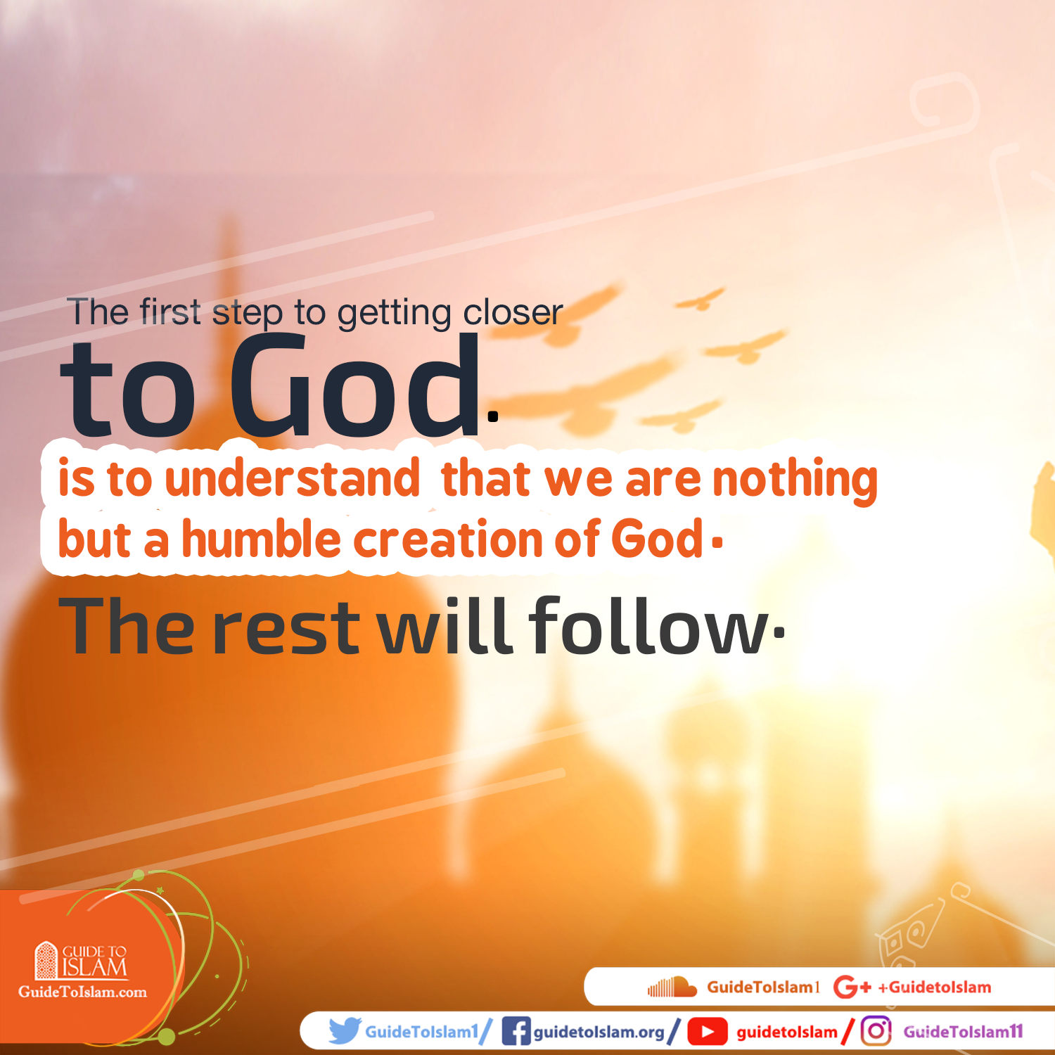 The first step to getting closer