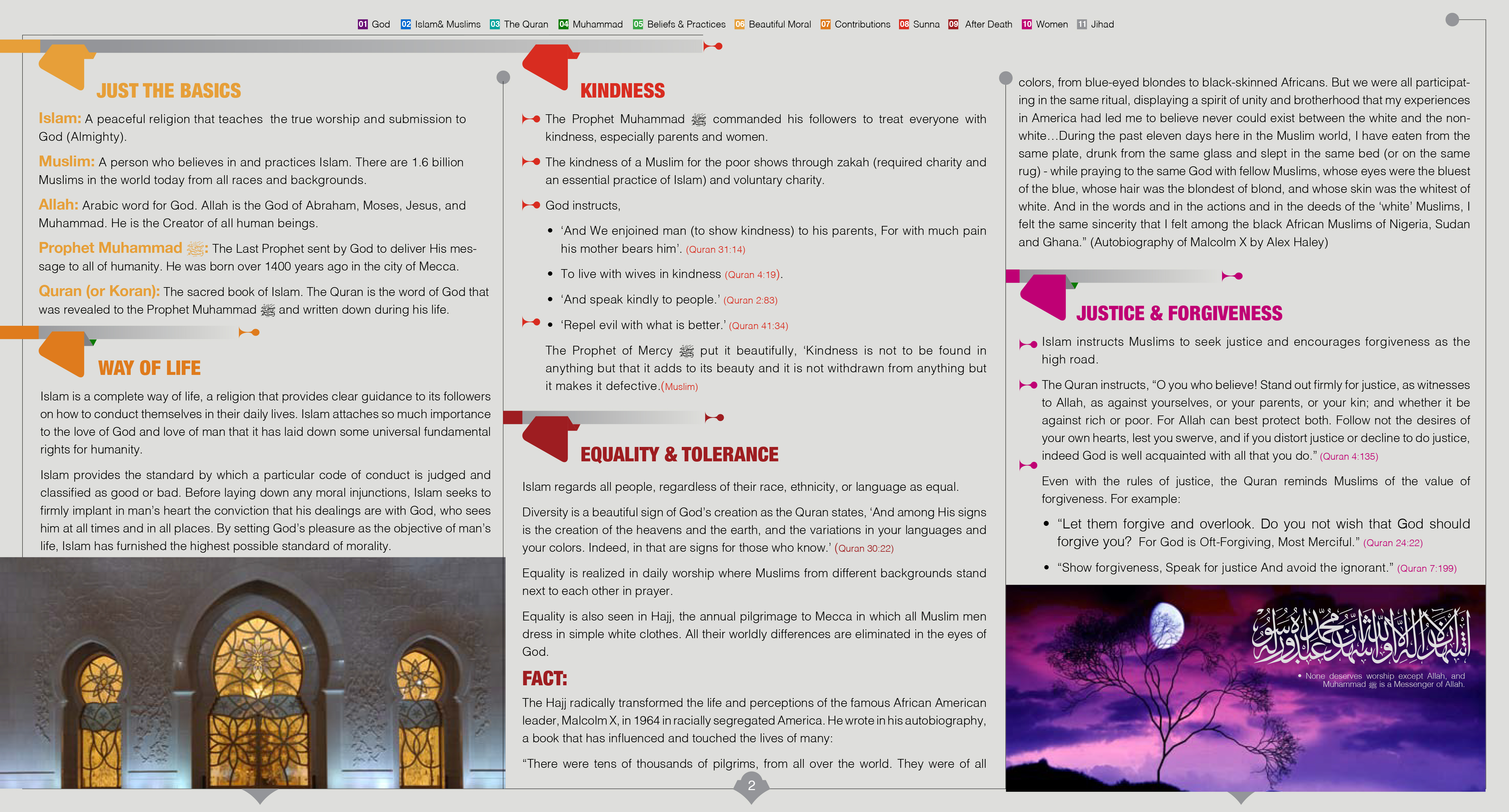 الأخلاق الحميدة والقيم الروحية في الإسلام -2 