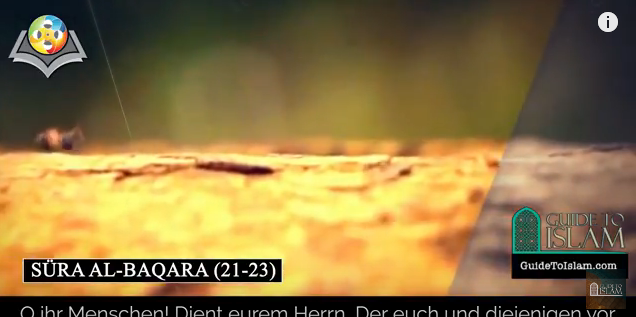 سورة البقرة (21-23) باللغة الألمانية